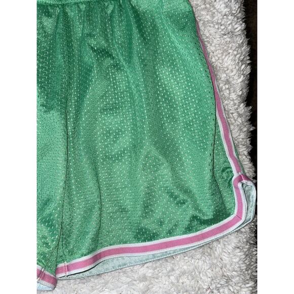 Soffe Juniors Sz. S Green ( Pink) Mesh Shorts. Great Shape - Picture 2 of 8